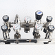 Mehrweg-Verteilerblock / aus Edelstahl 316L / für Gas / Umschalter