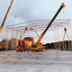 modulare Halle / zerlegbar / transportierbar / Fertigbau