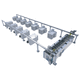 Patronen-Filtrationsanlage / für Fabriken / Industrie