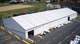 Stahl-Lagerunterstand / mit Struktur aus verzinktem Stahl / Aluminium / Industrie