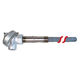 Thermoelement / mit Metallgehäuse / für Schmelzmetall / Edelstahl