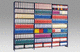 Büroregal / rohrförmig / Leichtlast / für Archiv