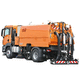 LKW-montierte Kehrsaugmaschine / Benzin