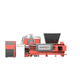 Ballenpresse für Metall / horizontal / mit oberer Öffnung / hydraulisch