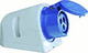 wandmontierte Steckdose und Stecker / CEE