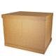 Karton-Palettenbox / Lager / Industrie / stapelbar