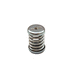 zylindrische elastische Lagerung / Stahl / für Maschinen / Federisolator