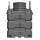 Umformbehälter / Flüssigkeitssammlung / für primäres Absetzen / für Abwasser