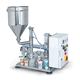 Füll- und Siegelanlage / Becher / halbautomatisch / Rundlauf / für Käse