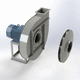 Hochdruckventilator / Zentrifugal / Absaug / für Chemieanwendungen