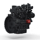 Diesel-Hybridmotor / Erdgas / 4-Zylinder / Turbolader