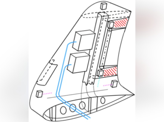 Europäische Luftfahrtverteidigung-und des Raum-Co. Innovations-Arbeitsstudie, „FlügelspitzeActive Schleppen-Rand.“