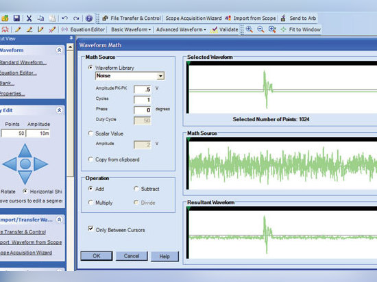 Die realen Signale, die durch Analysatoren gefangen genommen werden, können durch die spätesten Signalgeneratoren und -software jetzt wiederholt werden, um örtliche Prüfung zum Labor zu holen. (Höf...