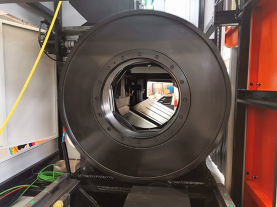 Rohrlaserschneidmaschine mit schwerem Spannfutter zum Schneiden großer Rohre