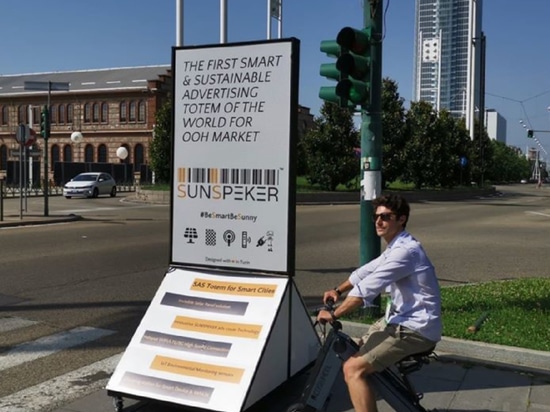 SUNSPEKER, Nachhaltigkeit in der Smart City Werbung durch Solarenergie