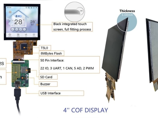 COF SMART LCM basierend auf T5L0 ASIC kommt