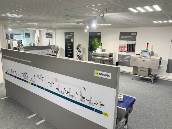 Im neuen Sesotec Showroom 1 Rue du Chêne Morand, 35510 CESSON SEVIGNE stehen Fremdkörperdetektoren und Produktinspektionsgeräte für Tests und Schulungen zur Verfügung (Foto: Sesotec GmbH)