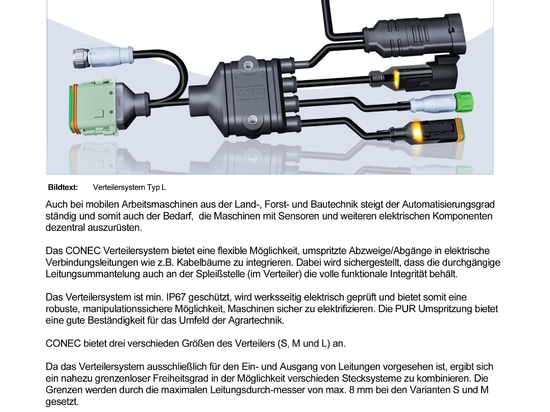 CONEC Verteilersystem Typ S, M, L