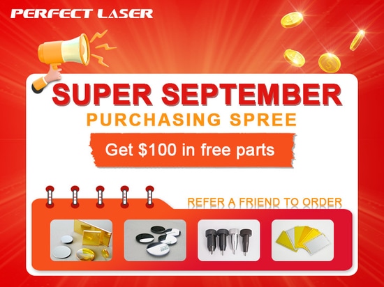 Perfekter Laser – September-Einkaufsspree-Festival