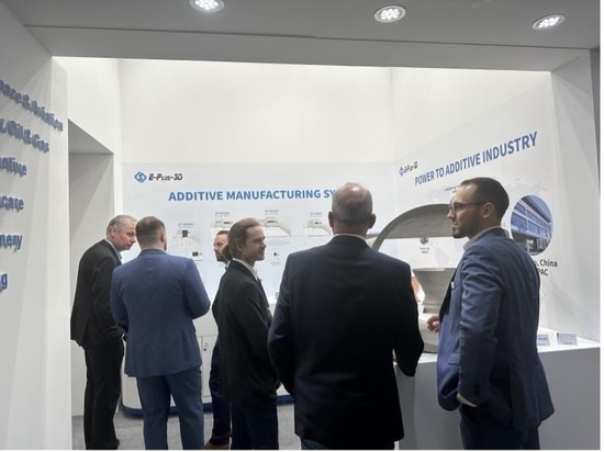 der Andrang am Eplus3D-Stand auf der Formnext2023