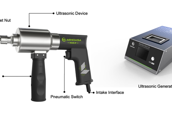 AENOASA stellt handgeführte pneumatische Ultraschallbohrmaschine vor, die Verbundwerkstoffe mit hoher Qualität und Effizienz bohrt