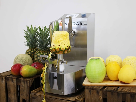 Schälmaschine für Ananas und Mangos