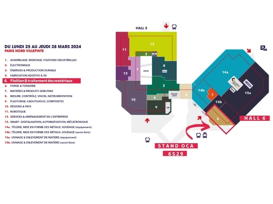 Wo finden Sie den OCA-Stand auf der Global Industrie Messe in Paris?