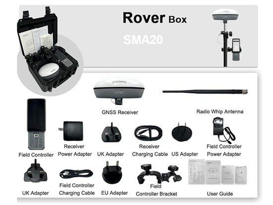 SMA20 RTK PPK GNSS Landvermessungsgeräte