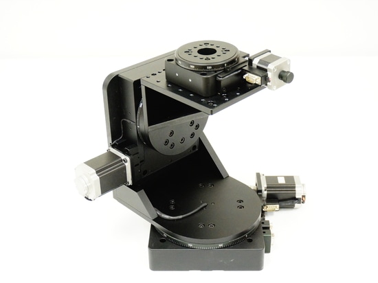 DREHsystem DES KARDANRING-2-AXES, AZIMUTH/YAW und ELEVATION/ROLL