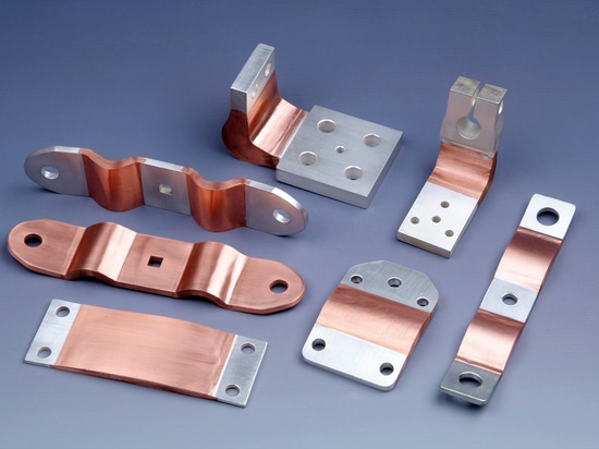 Flexible kupferlaminierte Stromschiene