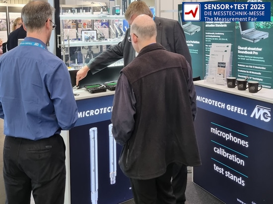 SENSOR+TEST 2025  -Microtech Gefell auf der  internationale Leitmesse für Mess-, Prüf- und Monitoringtechnologien.