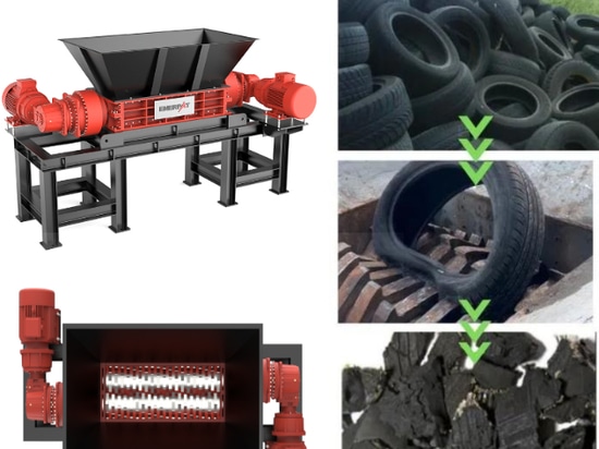 [Auf Lager] Kalifornischer Reifenschredder – Enerpat MSB-E Serie für effizientes Recycling von Altreifen!