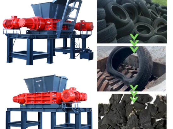[Auf Lager] Kalifornischer Reifenschredder – Enerpat MSB-E Serie für effizientes Recycling von Altreifen!