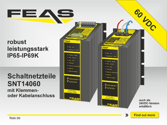 Leistungsstark, robust, vielseitig: Die SNT14060-Serie von FEAS