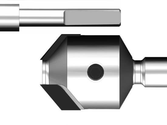 Auswechselbare PKD-Diamantsenker von LEUCO