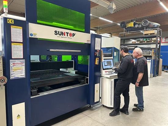SUNTOP Laserschneidmaschine erfüllt erfolgreich die Bedürfnisse deutscher Kunden in der Blechbearbeitung