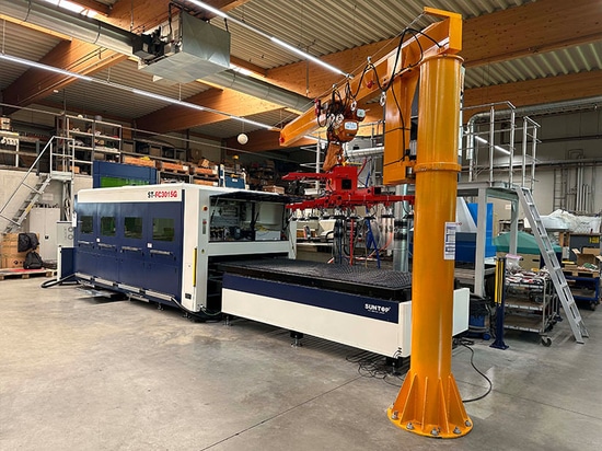 SUNTOP Laserschneidmaschine erfüllt erfolgreich die Bedürfnisse deutscher Kunden in der Blechbearbeitung