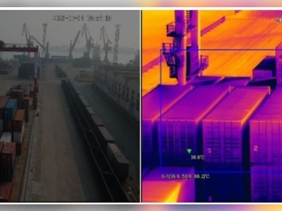 Überwachung des Brandschutzes und der Sicherheit im Hafen