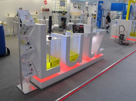 Achema Rückblick 2018 Stand Lutz Schriftzug