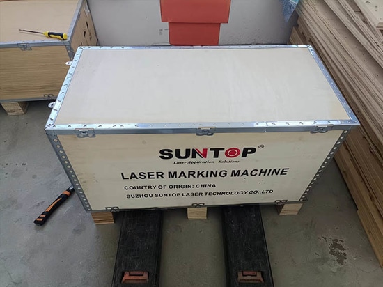 Tragbare Laserbeschriftungsmaschine für kolumbianischen Kunden erfolgreich verpackt und versandt