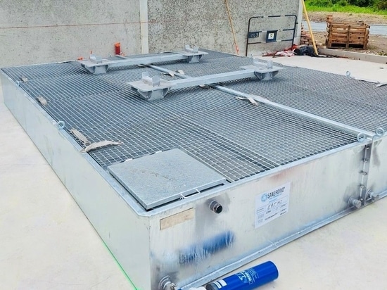 Positionierung der SANERGRID-Module und SPI-Kohlenwasserstofffilter durch SONEC