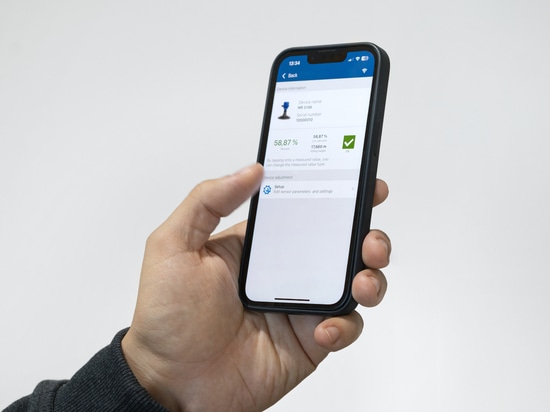 Schnelle und komfortable Sensor-Konfiguration über die UWT LevelApp
