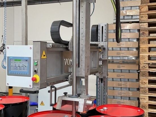 Neue Abfüllanlage für Fässer und IBCs für Schmierstoffe, Belgien