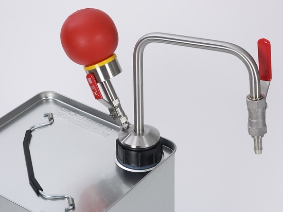 Lösemittelpumpe für Weißblechkanister (Bürkle GmbH)