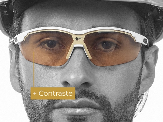Schutzbrille mit CX+ Filter, einer anderen Version des Cooper-Filters
