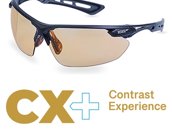 Schutzbrille mit CX+ Filter, einer anderen Version des Cooper-Filters