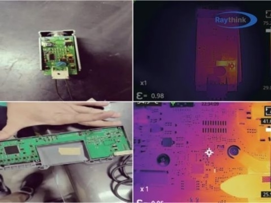 Wärmebildkamera für PCB-Fehlerlokalisierung und Wartung