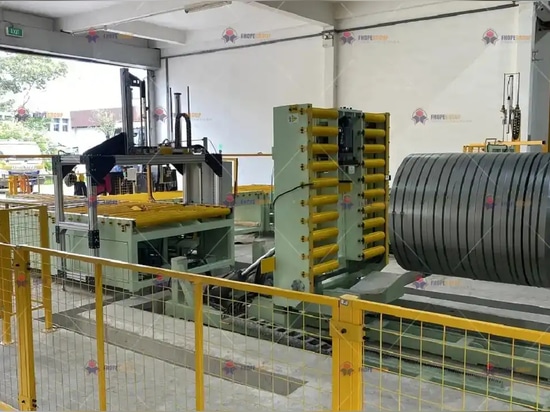 geschichte "Made in China": FHOPEPACK zeigt der Welt die Leistungsfähigkeit von Chinas automatischen Verpackungslinien für Stahlcoils