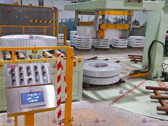 geschichte "Made in China": FHOPEPACK zeigt der Welt die Leistungsfähigkeit von Chinas automatischen Verpackungslinien für Stahlcoils