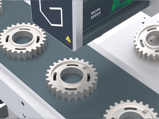 MOPA-Laser in einer Produktionslinie